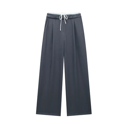 High-Waist Baggy Wide-Leg Pants