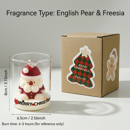 Christmas Scented Glass Candle