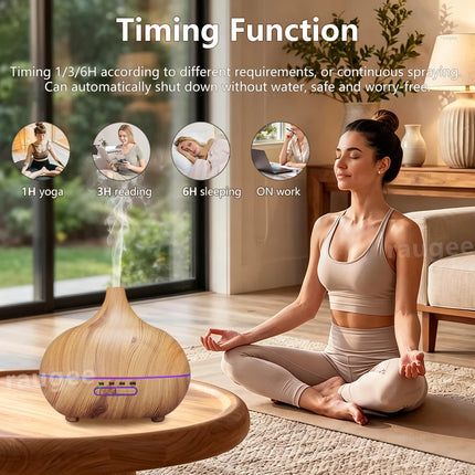 Woodgrain Ultrasonic Aroma Diffuser
