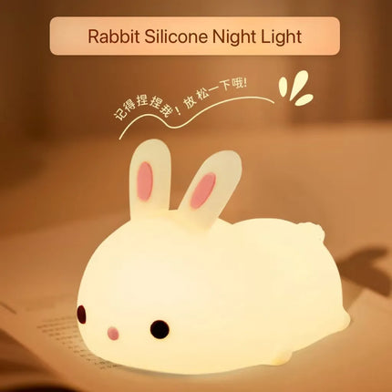 RGB Silicone Bunny Night Light
