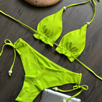 Triangle Push-Up Bikini Set