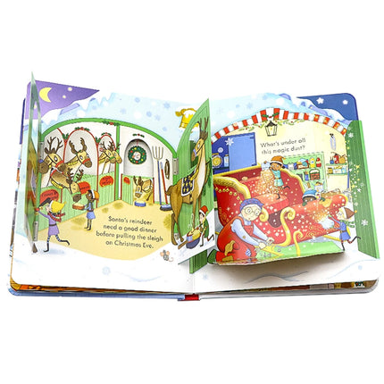 Christmas Peek Inside Interactive Flap Book for Kids