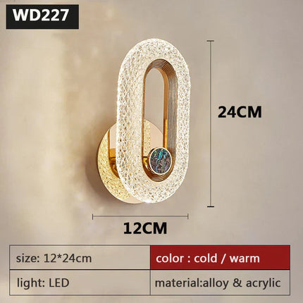 Luxury Nordic Wall Lamp: Elegance for Your Bedroom and Living Spaces