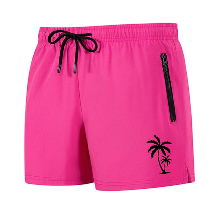 Men's Palm Tree Print Board Shorts