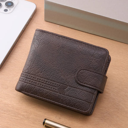Slim Zipper Leather Wallet