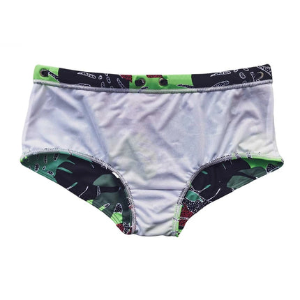 Men's Leaf Print Swim Trunks