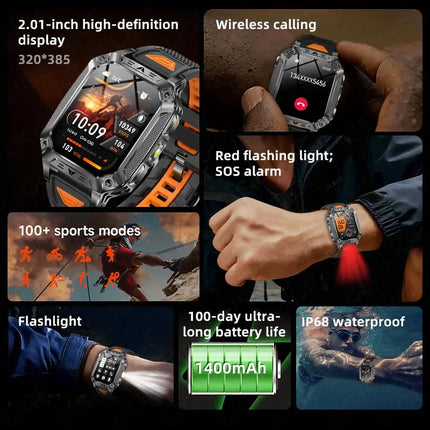 Smartwatch with Flashlight