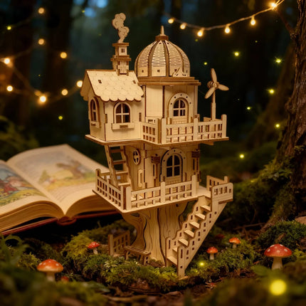 3D Wooden Tree House Puzzle