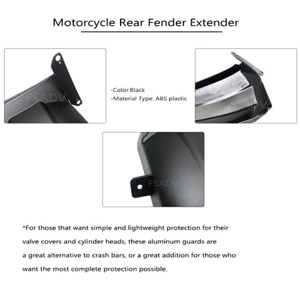 Motorcycle Rear Fender Extender