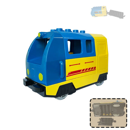Large Building Block Train Set