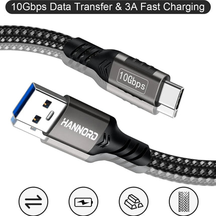 60W USB-A to USB-C Cable