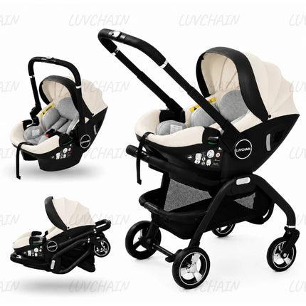 Portable 3-in-1 Baby Travel System