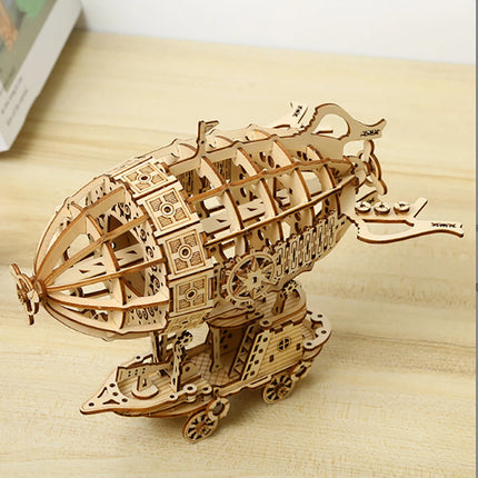 3D Wooden Airship Puzzle