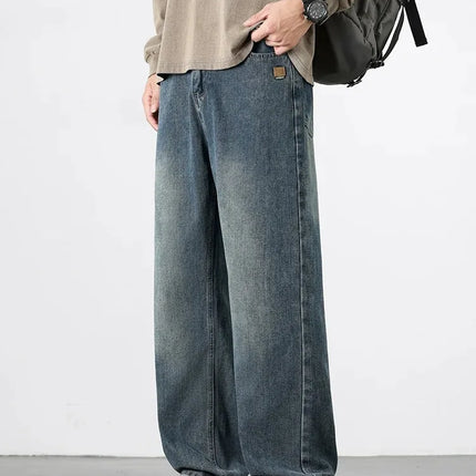 Men’s Retro Wide-Leg Jeans