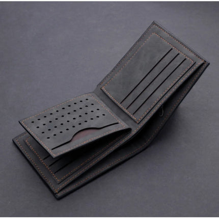 Men's Leather Trifold Wallet