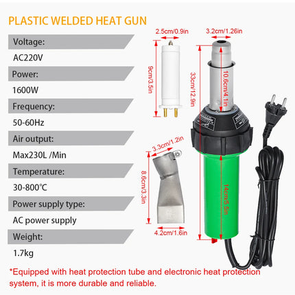1600W Plastic Welding Gun