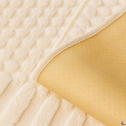 Geometric Jacquard Fleece Sofa Cover