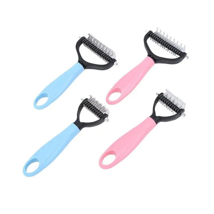 2-in-1 Pet Deshedding Brush