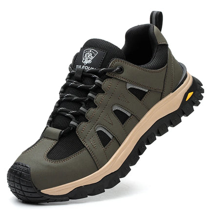 Men's Lightweight Breathable Steel Toe Safety Shoes