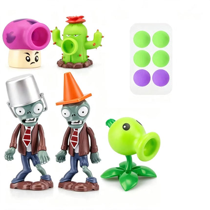 Zombie Game Character Toy Set