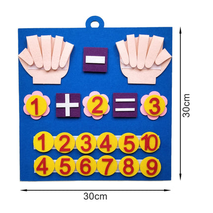 Felt Finger Counting and Number Learning Toy for Kids