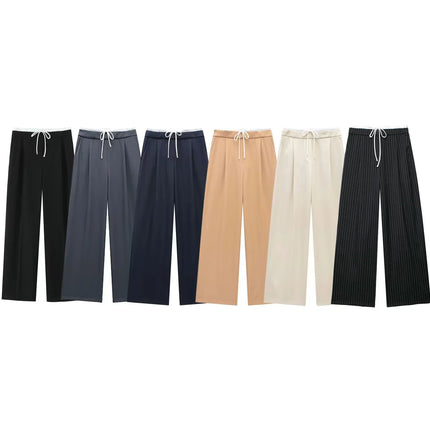High-Waist Baggy Wide-Leg Pants