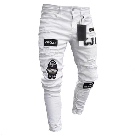 Men's Ripped Skinny Jeans