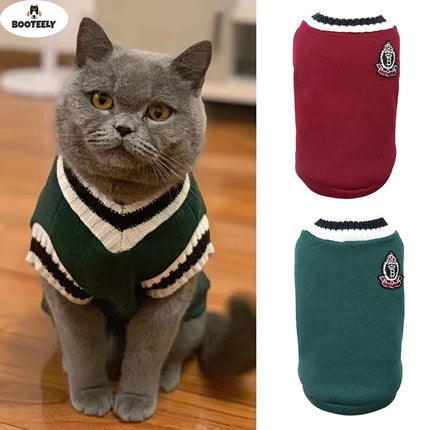 Solid Winter Pet Sweater