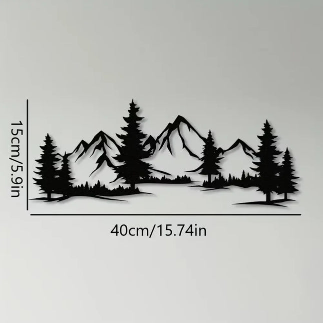 Rustic Forest and Mountain Wall Art