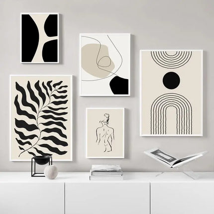 Abstract Boho Geometric Wall Art