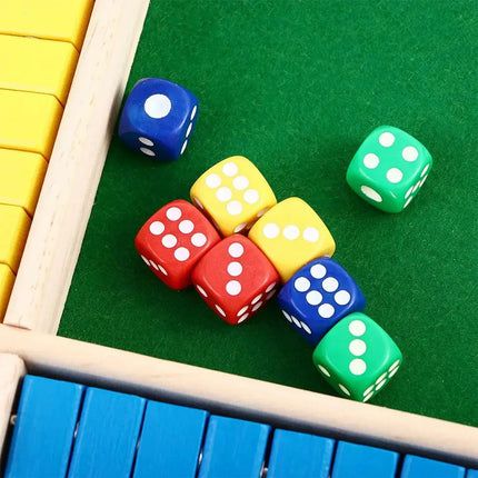 Wooden Arithmetic Dice Game