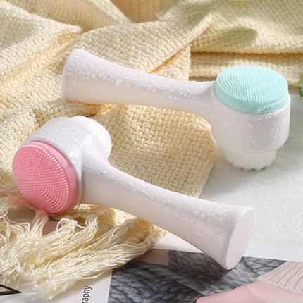 3D Double-Sided Facial Cleansing Brush