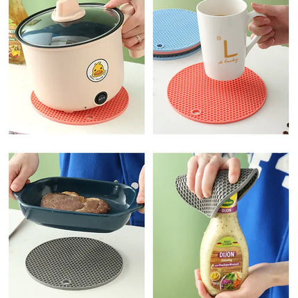 Honeycomb Silicone Trivet Mat