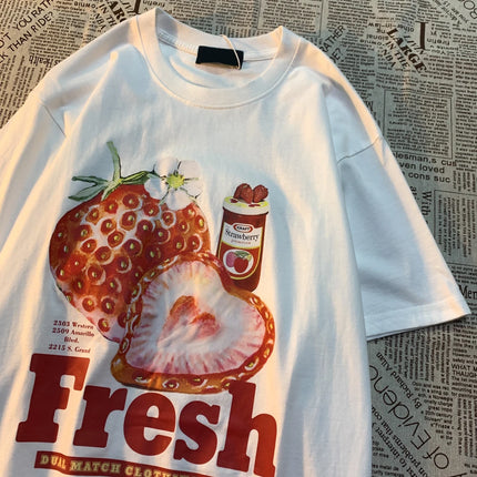 Fresh Strawberry Graphic T-Shirt