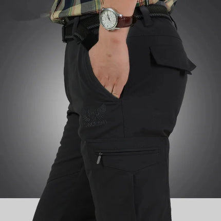 Men’s Winter Fleece Cargo Pants