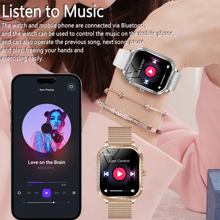 Women's Diamond Smartwatch
