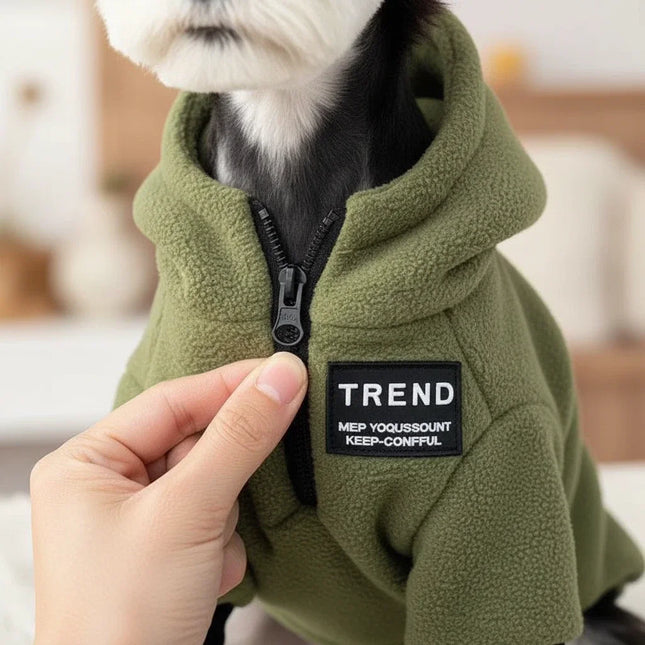 Warm Fleece Dog Hoodie