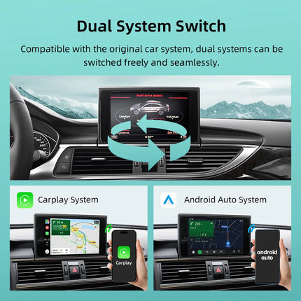 Wireless CarPlay and Android Auto Interface