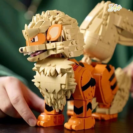 Orange Fantasy Beast Building Block Set
