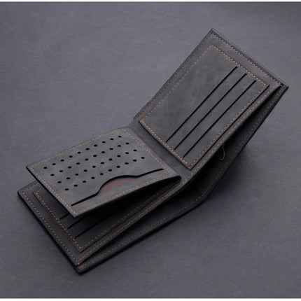 Men's Leather Trifold Wallet