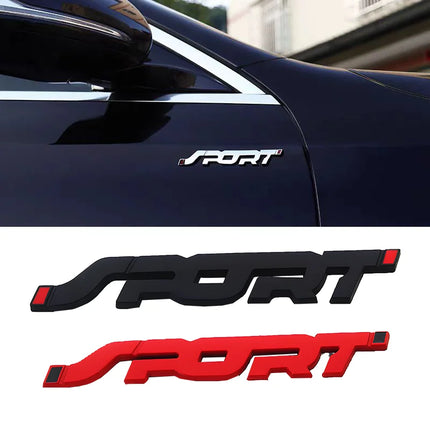3D Chrome Car Emblem Sticker