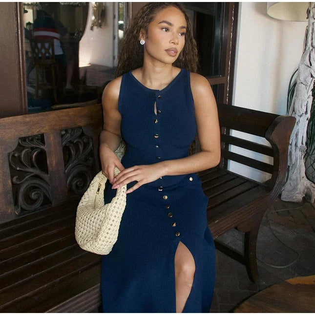Elegant Knitted Bodycon Dress