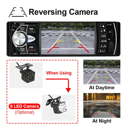 4.1-Inch 1-DIN Car Multimedia Player