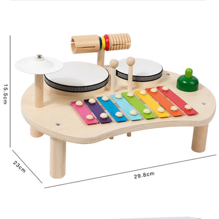 Wooden Montessori Musical Activity Table