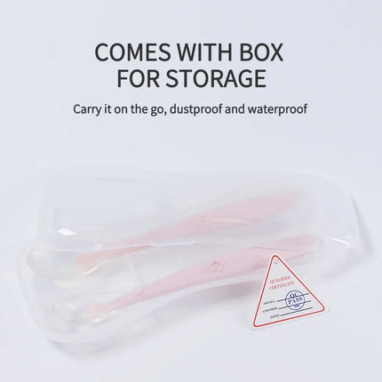 2-Piece Baby Silicone Spoon Set