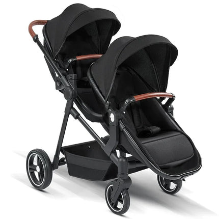 2-in-1 Lightweight Twin Baby Stroller