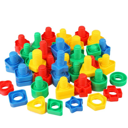 Nut-Shaped Matching Building Block Set
