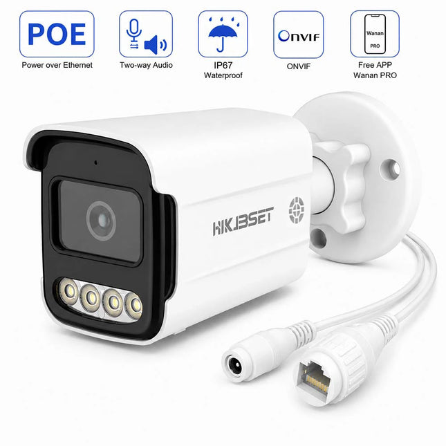 4K PoE IP Security Camera