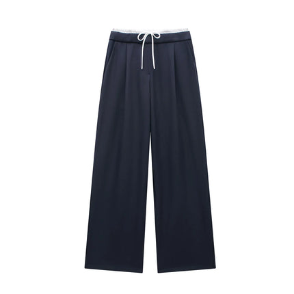 High-Waist Baggy Wide-Leg Pants