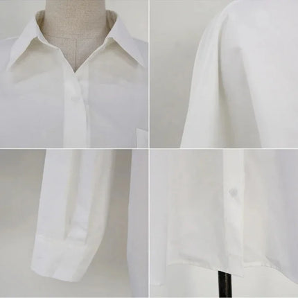 Women's White Loose-Fit Shirt